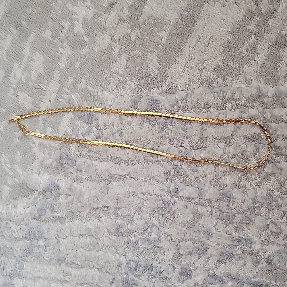 Monet gold necklace
